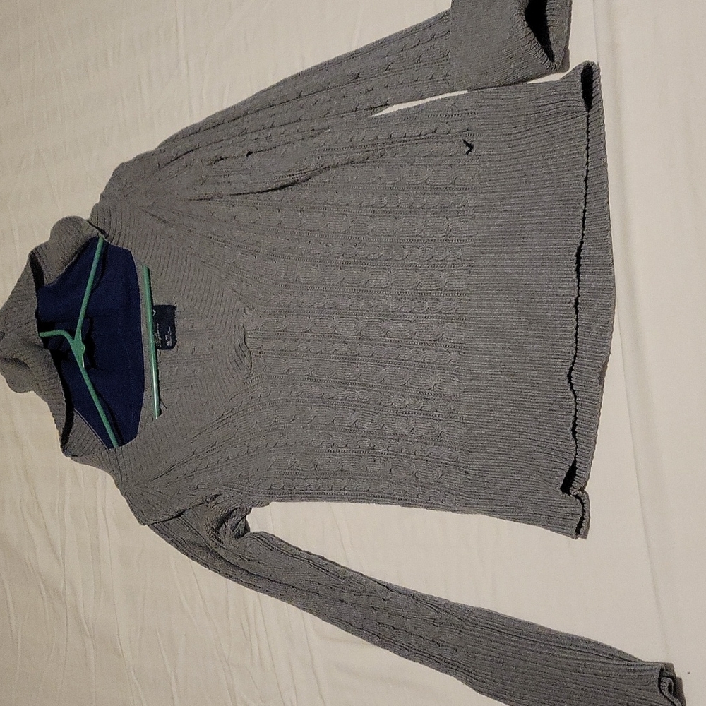 AE Hooded XL cable knit sweatee